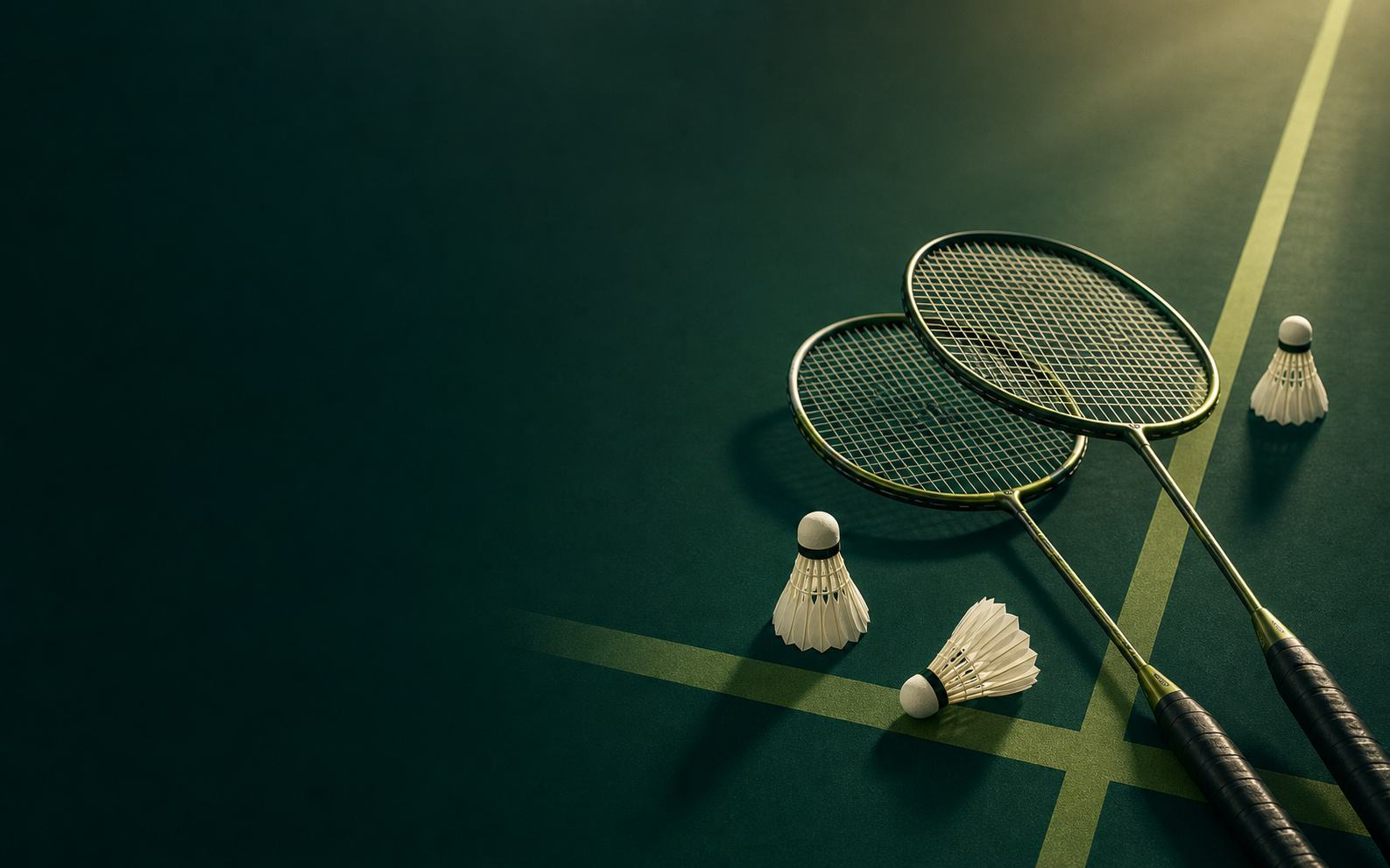 Badminton advertising